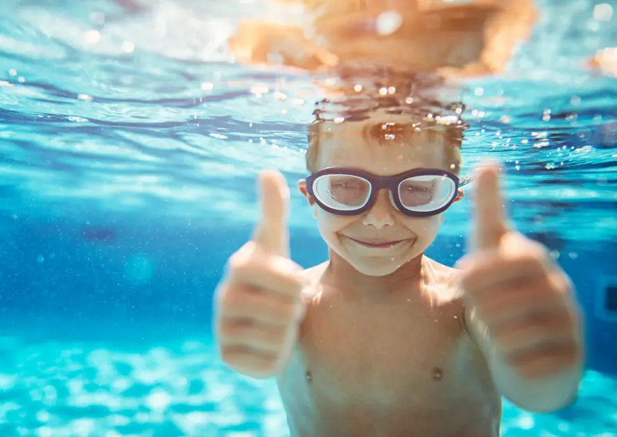 Pool Spaß Kinder Familie