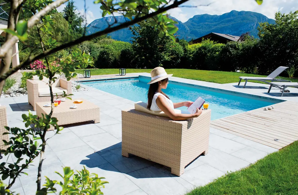 Swimmingpool in jeder Form und Größe